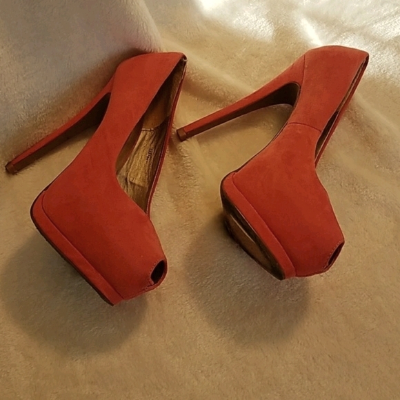 Orange Plataform heels - Picture 5 of 7